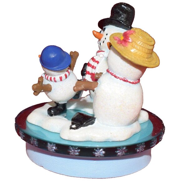 Meet the Flakes Y205 Juniors on Thin Ice Candle Topper with box 2002 - Picture 5 of 8